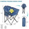 Camping Chair Blue Alloy Steel