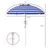 Outdoor beach umbrella