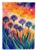 Agapanthus in Color House Flag Large Porch Sleeve Pole Decorative Outside Yard Banner Artwork Wall Hanging, Polyester, House Size, Multicolor