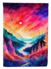 Astilbe in Color House Flag Large Porch Sleeve Pole Decorative Outside Yard Banner Artwork Wall Hanging, Polyester, House Size, Multicolor