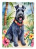 Kerry Blue Terrier Luau Garden Flag Mailbox Flag Decorative Yard Flag Banner Outside Patio Artwork Yard Flower Beds, Garden Size, Multicolor