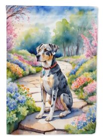 Catahoula Spring Path Garden Flag Mailbox Flag Decorative Yard Flag Banner Outside Patio Artwork Yard Flower Beds, Garden Size, Multicolor