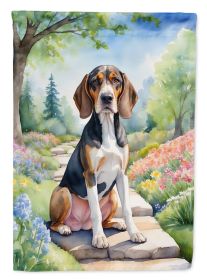 American English Coonhound Spring Garden Garden Flag Mailbox Flag Decorative Yard Flag Banner Outside Patio Artwork Yard Flower Beds, Garden Size