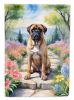 Bullmastiff Spring Path Garden Flag Mailbox Flag Decorative Yard Flag Banner Outside Patio Artwork Yard Flower Beds, Garden Size, Multicolor