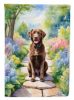 Chesapeake Bay Retriever Spring Path Garden Flag Mailbox Flag Decorative Yard Flag Banner Outside Patio Artwork Yard Flower Beds, Garden Size