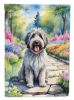 Bergamasco Sheepdog Spring Path Garden Flag Mailbox Flag Decorative Yard Flag Banner Outside Patio Artwork Yard Flower Beds, Garden Size, Multicolor