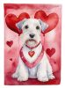 Sealyham Terrier My Valentine Garden Flag Mailbox Flag Decorative Yard Flag Banner Outside Patio Artwork Yard Flower Beds, Garden Size, Multicolor