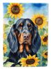 Gordon Setter in Sunflowers Garden Flag Mailbox Flag Decorative Yard Flag Banner Outside Patio Artwork Yard Flower Beds, Garden Size, Multicolor