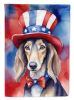 Saluki Patriotic American Garden Flag Mailbox Flag Decorative Yard Flag Banner Outside Patio Artwork Yard Flower Beds, Garden Size, Multicolor