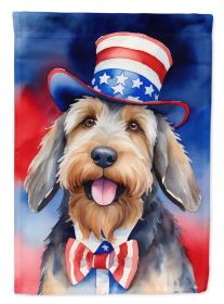 Otterhound Patriotic American Garden Flag Mailbox Flag Decorative Yard Flag Banner Outside Patio Artwork Yard Flower Beds, Garden Size, Multicolor