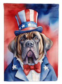 Mastiff Patriotic American Garden Flag Mailbox Flag Decorative Yard Flag Banner Outside Patio Artwork Yard Flower Beds, Garden Size, Multicolor