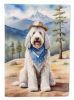 Komondor Cowboy Welcome Garden Flag Mailbox Flag Decorative Yard Flag Banner Outside Patio Artwork Yard Flower Beds, Garden Size, Multicolor