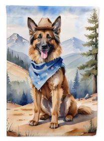 Belgian Tervuren Cowboy Welcome Garden Flag Mailbox Flag Decorative Yard Flag Banner Outside Patio Artwork Yard Flower Beds, Garden Size, Multicolor