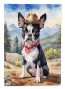Boston Terrier Cowboy Welcome Garden Flag Mailbox Flag Decorative Yard Flag Banner Outside Patio Artwork Yard Flower Beds, Garden Size, Multicolor