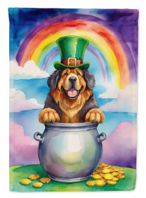 Tibetan Mastiff St Patrick's Day Garden Flag Mailbox Flag Decorative Yard Flag Banner Outside Patio Artwork Yard Flower Beds, Garden Size, Multicolor