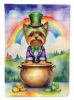 Yorkshire Terrier St Patrick's Day Garden Flag Mailbox Flag Decorative Yard Flag Banner Outside Patio Artwork Yard Flower Beds, Garden Size