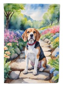 Beagle Spring Garden Garden Flag Mailbox Flag Decorative Yard Flag Banner Outside Patio Artwork Yard Flower Beds, Garden Size, Multicolor