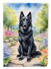 Belgian Sheepdog Spring Path Garden Flag Mailbox Flag Decorative Yard Flag Banner Outside Patio Artwork Yard Flower Beds, Garden Size, Multicolor