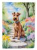 Irish Terrier Spring Path Garden Flag Mailbox Flag Decorative Yard Flag Banner Outside Patio Artwork Yard Flower Beds, Garden Size, Multicolor