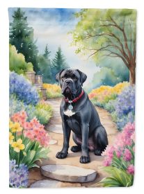 Cane Corso Spring Path Garden Flag Mailbox Flag Decorative Yard Flag Banner Outside Patio Artwork Yard Flower Beds, Garden Size, Multicolor