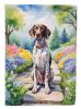 German Shorthaired Pointer Spring Path Garden Flag Mailbox Flag Decorative Yard Flag Banner Outside Patio Artwork Yard Flower Beds, Garden Size