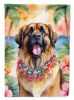 Leonberger Luau Garden Flag Mailbox Flag Decorative Yard Flag Banner Outside Patio Artwork Yard Flower Beds, Garden Size, Multicolor