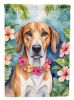 American Foxhound Luau Garden Flag Mailbox Flag Decorative Yard Flag Banner Outside Patio Artwork Yard Flower Beds, Garden Size, Multicolor