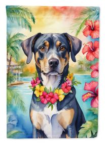 Catahoula Luau Garden Flag Mailbox Flag Decorative Yard Flag Banner Outside Patio Artwork Yard Flower Beds, Garden Size, Multicolor