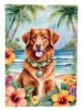 Nova Scotia Duck Tolling Retriever Luau Garden Flag Mailbox Flag Decorative Yard Flag Banner Outside Patio Artwork Yard Flower Beds, Garden Size