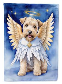 Wheaten Terrier My Angel Garden Flag Mailbox Flag Decorative Yard Flag Banner Outside Patio Artwork Yard Flower Beds, Garden Size, Multicolor