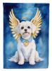 Maltese My Angel Garden Flag Mailbox Flag Decorative Yard Flag Banner Outside Patio Artwork Yard Flower Beds, Garden Size, Multicolor