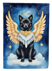 Schipperke My Angel Garden Flag Mailbox Flag Decorative Yard Flag Banner Outside Patio Artwork Yard Flower Beds, Garden Size, Multicolor