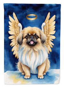Pekingese My Angel Garden Flag Mailbox Flag Decorative Yard Flag Banner Outside Patio Artwork Yard Flower Beds, Garden Size, Multicolor