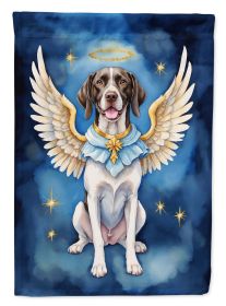 Pointer My Angel Garden Flag Mailbox Flag Decorative Yard Flag Banner Outside Patio Artwork Yard Flower Beds, Garden Size, Multicolor
