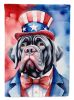 Neapolitan Mastiff Patriotic American Garden Flag Mailbox Flag Decorative Yard Flag Banner Outside Patio Artwork Yard Flower Beds, Garden Size
