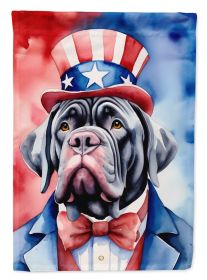 Neapolitan Mastiff Patriotic American Garden Flag Mailbox Flag Decorative Yard Flag Banner Outside Patio Artwork Yard Flower Beds, Garden Size