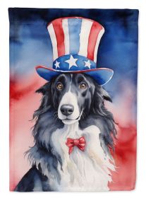 Borzoi Patriotic American Garden Flag Mailbox Flag Decorative Yard Flag Banner Outside Patio Artwork Yard Flower Beds, Garden Size, Multicolor