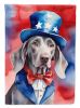 Weimaraner Patriotic American Garden Flag Mailbox Flag Decorative Yard Flag Banner Outside Patio Artwork Yard Flower Beds, Garden Size, Multicolor