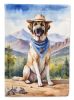 Anatolian Shepherd Cowboy Welcome Garden Flag Mailbox Flag Decorative Yard Flag Banner Outside Patio Artwork Yard Flower Beds, Garden Size, Multicolor