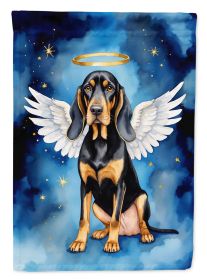 Black and Tan Coonhound My Angel Garden Flag Mailbox Flag Decorative Yard Flag Banner Outside Patio Artwork Yard Flower Beds, Garden Size, Multicolor