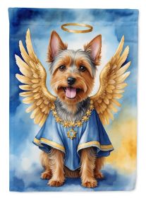Australian Terrier My Angel Garden Flag Mailbox Flag Decorative Yard Flag Banner Outside Patio Artwork Yard Flower Beds, Garden Size, Multicolor