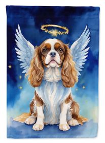 Cavalier Spaniel My Angel Garden Flag Mailbox Flag Decorative Yard Flag Banner Outside Patio Artwork Yard Flower Beds, Garden Size, Multicolor