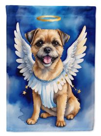 Border Terrier My Angel Garden Flag Mailbox Flag Decorative Yard Flag Banner Outside Patio Artwork Yard Flower Beds, Garden Size, Multicolor