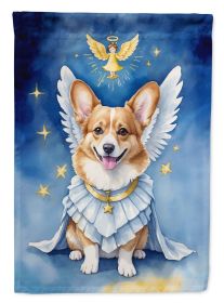 Corgi My Angel Garden Flag Mailbox Flag Decorative Yard Flag Banner Outside Patio Artwork Yard Flower Beds, Garden Size, Multicolor