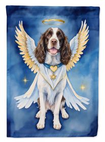 English Springer Spaniel My Angel Garden Flag Mailbox Flag Decorative Yard Flag Banner Outside Patio Artwork Yard Flower Beds, Garden Size, Multicolor