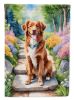 Nova Scotia Duck Tolling Retriever Spring Path Garden Flag Mailbox Flag Decorative Yard Flag Banner Outside Patio Artwork Yard Flower Beds