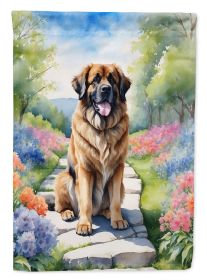Leonberger Spring Path Garden Flag Mailbox Flag Decorative Yard Flag Banner Outside Patio Artwork Yard Flower Beds, Garden Size, Multicolor