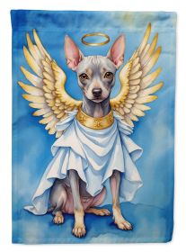American Hairless Terrier My Angel Garden Flag Mailbox Flag Decorative Yard Flag Banner Outside Patio Artwork Yard Flower Beds, Garden Size