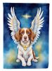 Brittany Spaniel My Angel Garden Flag Mailbox Flag Decorative Yard Flag Banner Outside Patio Artwork Yard Flower Beds, Garden Size, Multicolor
