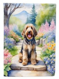Otterhound Spring Path Garden Flag Mailbox Flag Decorative Yard Flag Banner Outside Patio Artwork Yard Flower Beds, Garden Size, Multicolor